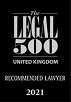 Recommended in The Legal 500 UK 2021