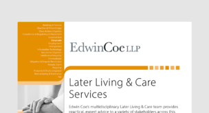 Later living & care services