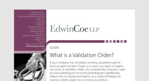 What is a Validation Order?