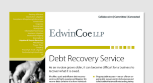 Debt Recovery Service Factsheet