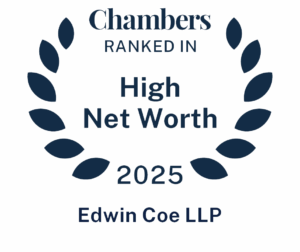 Edwin Coe maintains strong presence in Chambers High Net Worth Guide 2025
