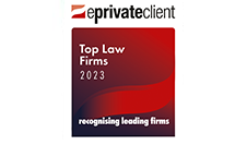 Edwin Coe listed as a 2023 top Private Client law firm by eprivateclient