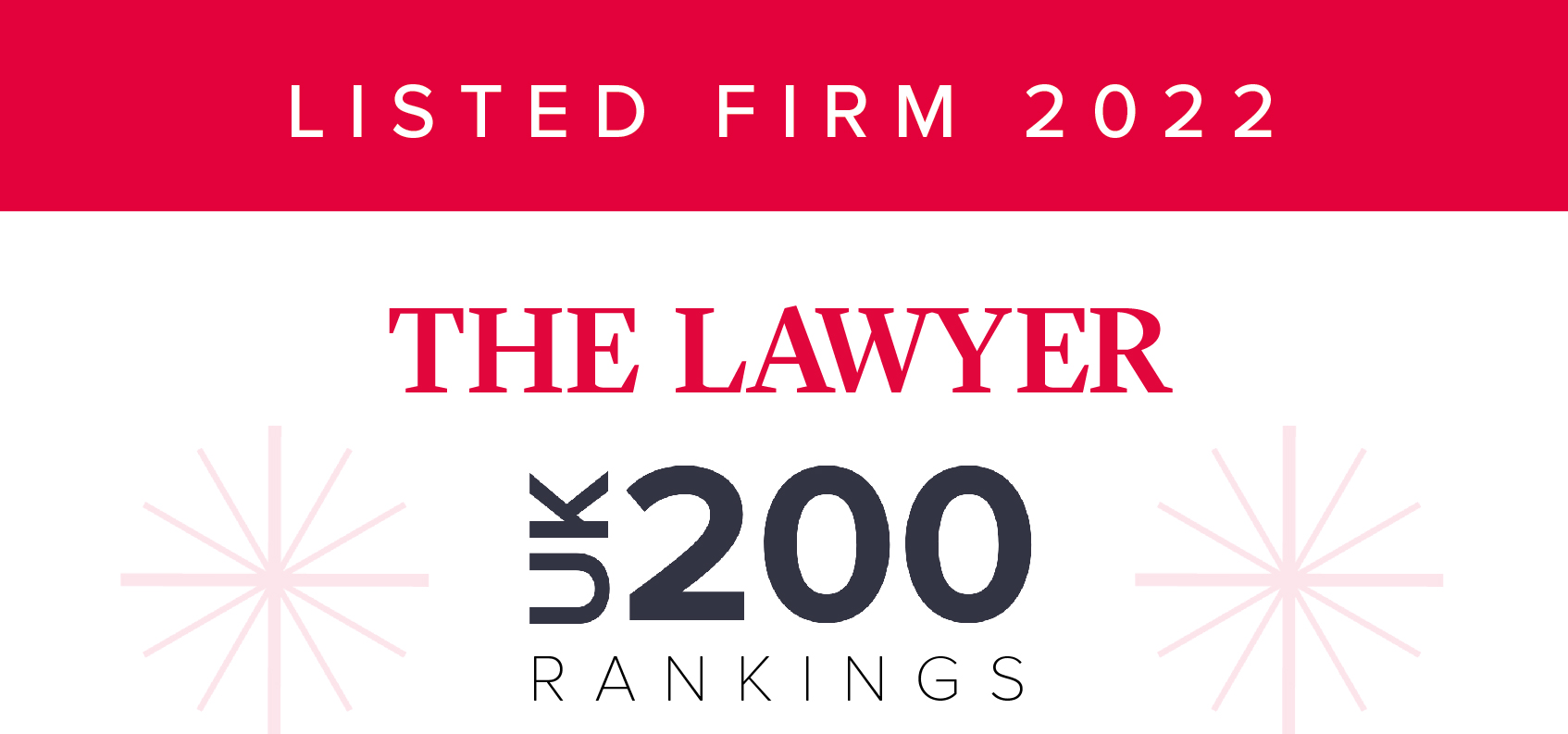 Edwin Coe ranked in the 2022 edition of The Lawyer ‘UK 200’ law firms