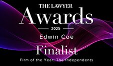 Edwin Coe shortlisted for prestigious legal award